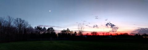 Fall Sunset Panorama